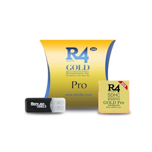 Les adaptateurs SDHC et USB Pro incluent Les Jeux DS, Fonctionnent sur 3DS DSL XL/LL, Noyau déjà installé (Gold)