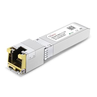 GIQITCK 10GBASE-T SFP+ à RJ45 Transceiver, 1.25G/2.5G/5G/10G SFP+ to RJ45 Module pour Cisco SFP-10G-T-S, Ubiquiti UF-RJ45-10G, Netgear, D-Link, Supermicro, TP-Link, Linksys, jusqu'à 30 mètres