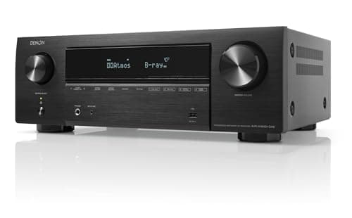 Denon AVR-X1800H Dab Amplificateur AV Home Cinéma 7.2 Canaux, 175W, HDMI 8K, HEOS Multiroom, Dolby Atmos, DTS:X, Dab+, Bluetooth, Wi-FI - Noir