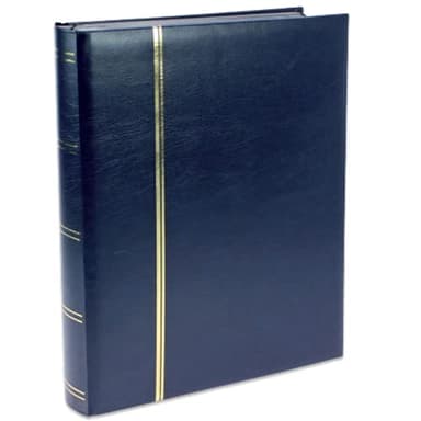 SAFE 150 Album timbres 64 pages blanches + 1 loupe de poche avec lentille de 50 mm | classeur timbres pour votre collection