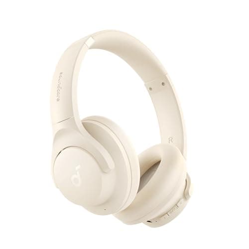 Soundcore Q20i Casque Bluetooth sans fil reducteur de bruit hybride active by Anker, Casque Over Ear, jusqu'à 40 Heures d'autonomie en mode ANC, Hi-Res Audio, Basses Profondes,Personnalisation via App