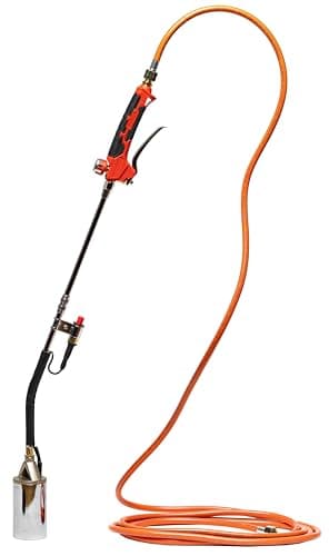 ROTHENBERGER Industrial - 1500004926 - Brûleur Industriel en 2 Parties ECO Piezo avec 5 m de Tuyau de Gaz Propane et Allumage Piézo, Désherbant, Brûleur, Brûleur à gaz (livré sans detendeur)