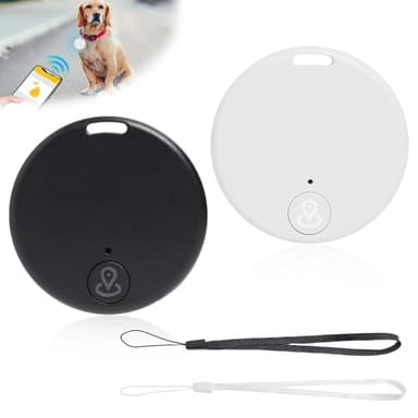 Localisateur d'Objets Bluetooth 5.2, Smart Tracker Tag Compatible avec iOS et Android,localisateur GPS Portable pour Clés, Sacs, Portefeuilles, Animaux de Compagnie, Valises,Distance Effective 15m