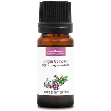 ORIGAN COMPACT (Origanum Compactum) BIO - 10mL - Huile Essentielle de Qualité Premium - 100% Pure, Naturelle, chémotypée et intégrale