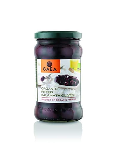 Gaea Olives dénoyautées de Kalamata - Le bocal de 160g net égoutté
