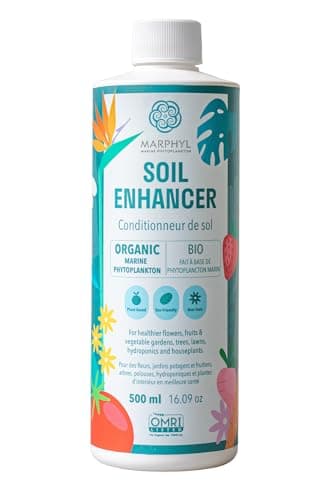 Engrais Liquide, Engrais Plante Interieur et Jardin - Engrais Hydroponique, Engrais Plantes Exterieures avec Phytoplancton Marin pour Graminées Fleurs Bambous Succulentes Légumes - MARPHYL Engrais Bio