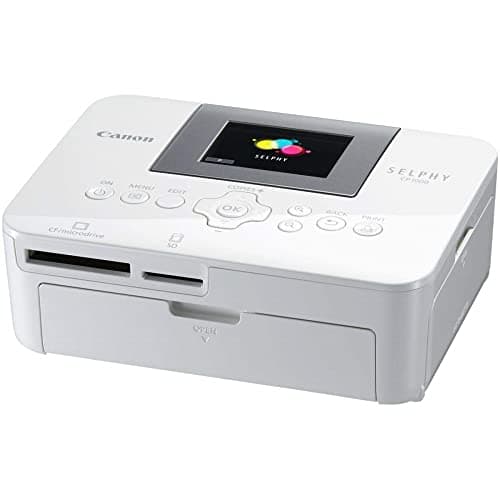 Canon SELPHY CP1000 - Imprimante Photo 10x15cm, Version filaire USB & Carte SD, SANS WIFI NI BLUETOOTH, photo format carte postale, impression instantanée sans encre, Blanc