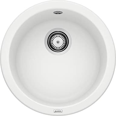 Blanco - 511621 - Évier - Blancorondo - Silgranit® PuraDur® II - Encastrable - 45 cm - Blanc