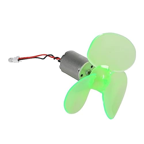 Jadeshay Générateur d'Énergie Éolienne, Kit de Générateur d'Éolienne de 90mm, Eolienne Verticale, Kits de Bricolage avec Ventilateur 0.01V-24V
