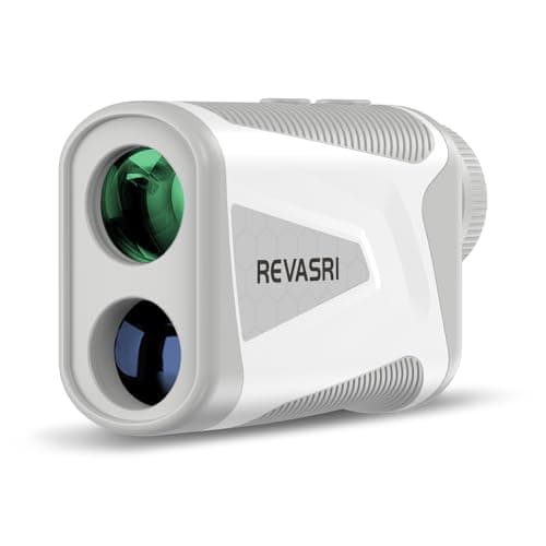 Télémètre Laser de Golf 1000m 6X Grossissement, Vibration de Verrouillage du Drapeau, Mini Télémètre avec M/F/Y 3 Unités et Aimant