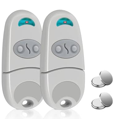 Effdrdfs 2pcs Telecommande Portail, 433,92 MHz Télécommande de Portail pour C@ME, Télécommande Porte Garage Compatible avec 432 NA,EE,EV, 2 Canaux