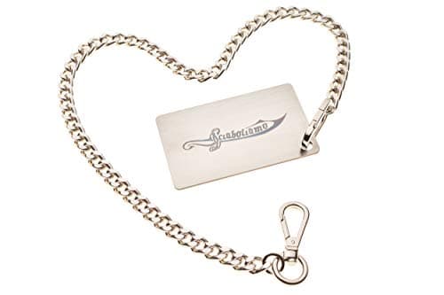 Sciaboliamo Sabrage Card – Carte pour sabrer Le Champagne – Sabrage assistè, Le kit Carte + chaîne : Vous Pourrez sabrer sans Que Le Bouchon ne décolle sans contrôle !