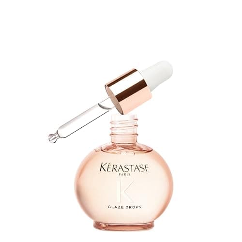 KÉRASTASE Gloss Absolu - Glaze Drops - Huile Légère de Brillance - Huile de Rose Sauvage - Cheveux Longs & Sujets aux Frisottis - 45 ml