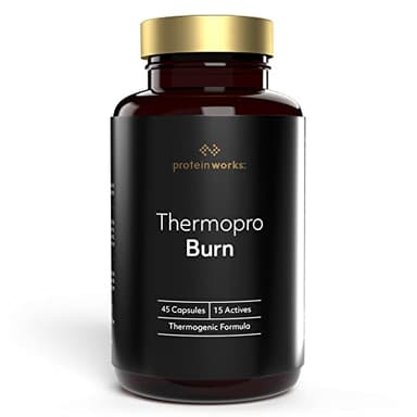 THE PROTEIN WORKS Thermopro | Complément de Caféine Avant l'Entraînement | Réduit la Fatigue et l'Epuisement | Aide à la Perte de Poids| 45 Gélules