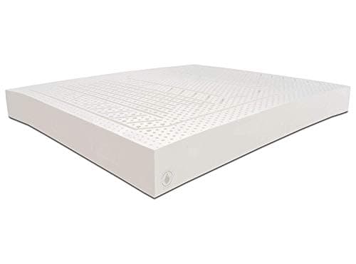 Baldiflex Matelas en latex naturel, revêtement déhoussable, anti acarien, respirant, coussinà mémoire de forme inclus, hauteur 20 cm 160 x 200 cm Silver Safe