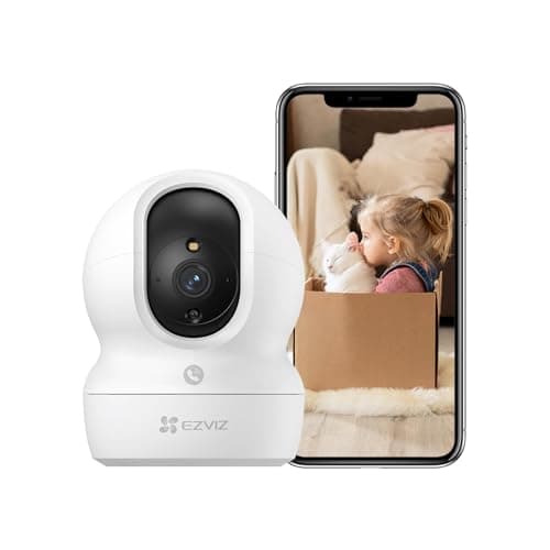 EZVIZ CP1 Pro 1080P Caméra Surveillance WiFi Intérieure, Caméra 360° avec Détection Humaine, Suivi Intelligent, Audio Bidirectionnel, Détection de Bruit, Vision Nocturne Intelligente, Mode Patrouille
