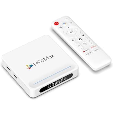 Android 14.0 TV Box 2025, LEFFOT H618 Plus 8K UHD Smart TV Box with HDR10+, 2GB RAM + 16GB ROM, Boitier IPTV with 2.4G & 5G Dual-Band WiFi 6, BT 5.0, Voice Control, Allwinner H618 Quad Core A53