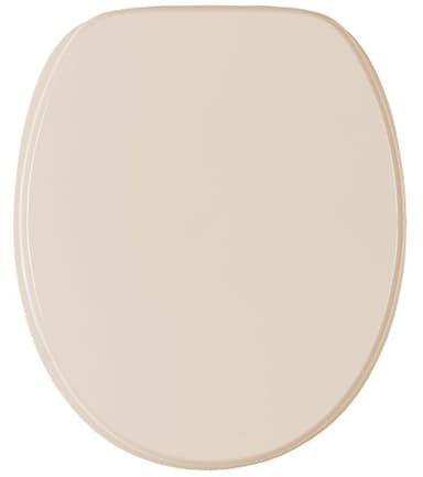 Sanilo Abattant WC - Finition de haute qualité - Charnières robustes - Fixation facile - Beige