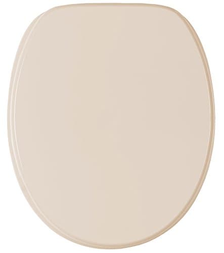 Abattant WC frein de chute soft close - Finition de haute qualité - Fixation facile - Assise très confortable - Beige