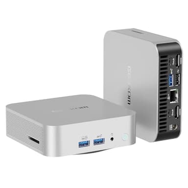 GEEKOM A8 Mini PC, AMD Ryzen 9 8945HS (8 Cores 16 Threads, jusqu'à 5.2 GHz) Windows 11 Pro 32 GB DDR5 2TB SSD Mini Ordinateur | AMD Radeon 780M | Wi-FI 6E | BT5.2 | 8K | AI