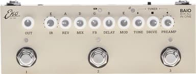EKO GUITARS - Pédale multi-effet pour guitare avec IR intégrés, 9 types de préamplis intégrés, 8 impulsions réponses, effets inclus
