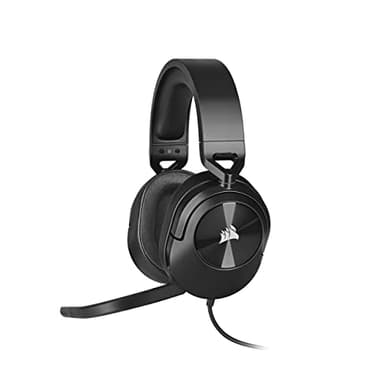 CORSAIR HS55 Surround Casque de Jeu Filaire Multiplateforme Léger - Son Surround Dolby 7.1 - Compatible iCUE - PC, Mac, PS5, PS4, Xbox, Nintendo Switch, Mobile - Carbone