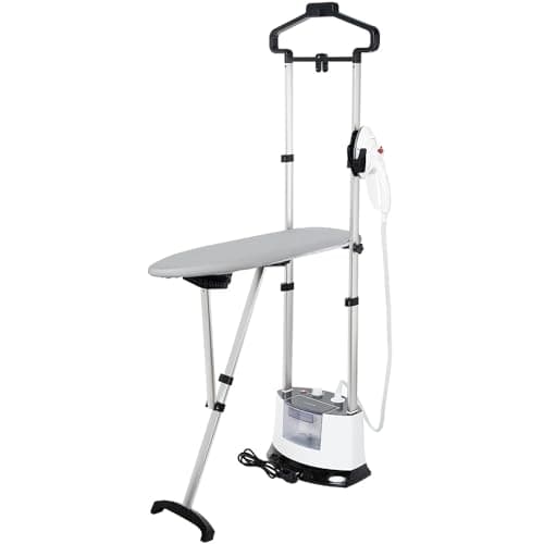 Bamboosang Defroisseur Vapeur Professionnel: 1400W Defroisseur Vertical avec 95g/min de Débit de Vapeur 1.6L Réservoir 12 Réglages de Vapeur Repassage Vapeur Vertical Convient à Tous les Tissus