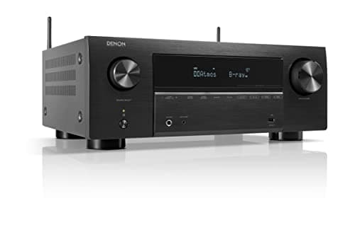 Denon AVR-X2800H Dab Amplificateur AV Home Cinéma 7.2 Canaux, 150W, HDMI 8K, HEOS Multiroom, Dolby Atmos, DTS:X, Radio Dab+, Wi-FI, Bluetooth - Noir
