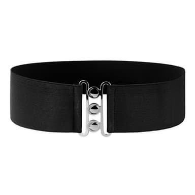 BlackButterfly Ceinture Élastique - 3 Pouces Large (Noir, L)