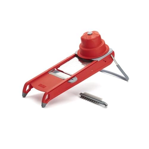 De Buyer - Mandoline SWING PLUS rouge - 44,5 x 19,5 x 15 cm -