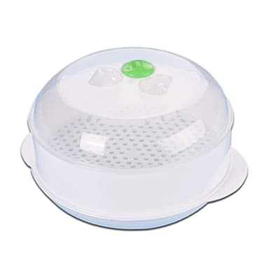 Cuiseur Vapeur À Micro-ondes Pour Légumes et Riz - Plastique Résistant À La Chaleur Monocouche Avec Couvercle Pour La Cuisine