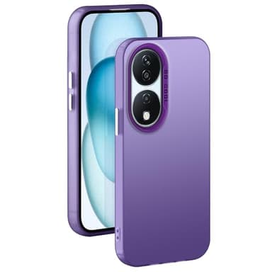XINYEXIN Coque pour Honor 90 Smart/Honor X7b, Étui de Protection Ultra Fin Mate Anti-Rayures Antichoc Housse Slim Case Bumper Cover - Violet