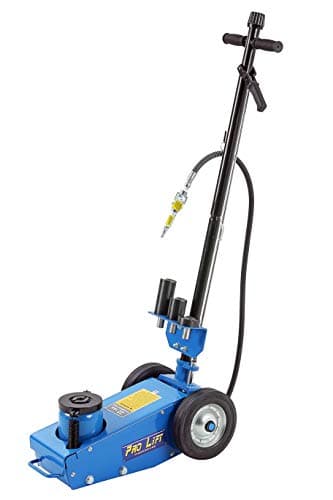 Pro-Lift-Werkzeuge Cric pneumatique en acier 22 t avec entraînement pneumatique - 22 t - Pour atelier professionnel - 22 tonnes - Cric pneumatique - Pour camion et voiture - 22 000 kg