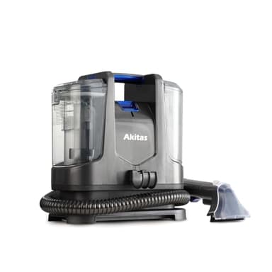 Akitas X6 – Shampouineuse Canapé, Aspirateur Nettoyeur de Tapis et Moquettes, pour Taches et Déversements sur Voiture, Escaliers, Tissus d’Ameublement, 400W, 70dB, Compact et Portable