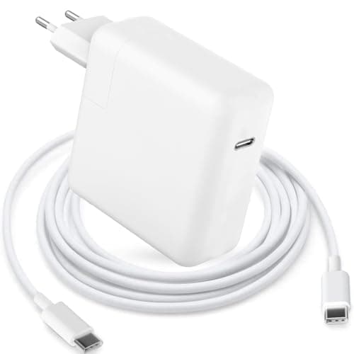 Chargeur Rapide USB C 96W,Adaptateur Secteur Type-C pour MacBook Pro 16/15/14/13 Pouces, iPad Pro 12.9/11 Pouces, Lenovo,Fonctionne avec Tous Les Périphériques USB C,avec câble Type-C vers C 2M