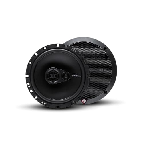 Rockford R165X3 Rond 3-voies 90W enceinte de voiture - Enceintes de voiture (3-voies, 90 W, 45 W, 4 Ohm, 91 dB, 52 - 20000 Hz)