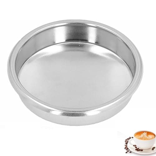 Backflush Blind Panier filtrant 58 mm, filtre aveugle en acier inoxydable pour machine à café semi-automatique, cadeau de pendaison de crémaillère (1 pièce)