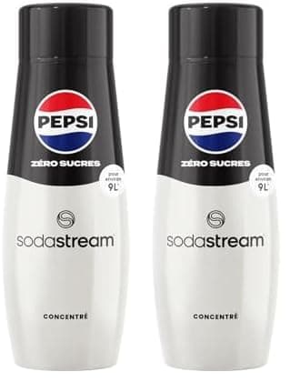 SodaStream Pepsi Zéro Sucres concentré (440ml) (Lot de 2)