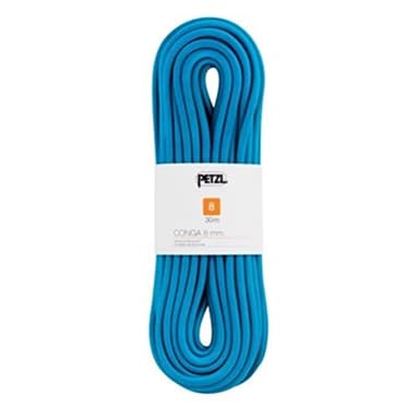 PETZL Corde Conga 8.0Mm X 20M Longe Mixte Adulte, Bleu, Taille Unique, R42AB 020