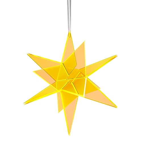 Cazador del Sol Estrella Attrape Soleil 3D étoile Flottant Jaune 20 x 20 cm