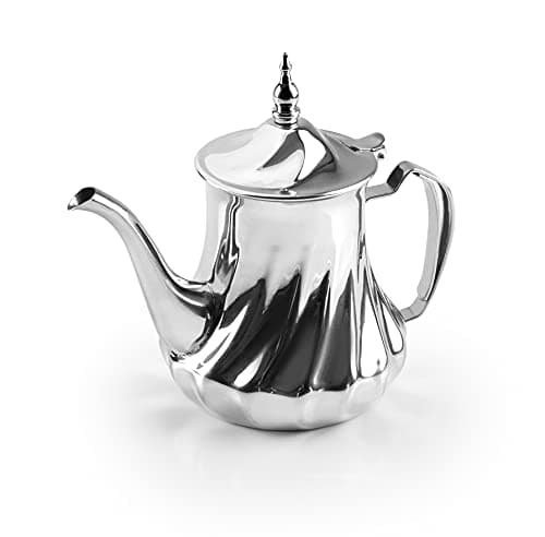 Ibili - Théière Arabe Yadida, 1 Litre, Acier Inoxydable