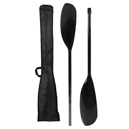 Alomejor 1 Paire de pagaies de Kayak, pagaies à Double extrémité pagaie en Fiber de Carbone à Angle réglable