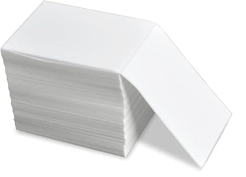 iboo 500 Étiquettes d'expédition 10 x 15 cm pour imprimante thermique, Etiquettes autocollantes définitives imperméables