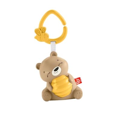 Fisher-Price Veilleuse musicale Mon Ourson Dodo avec lumière et minuteur personnalisable pour nouveau-nés, HRB18