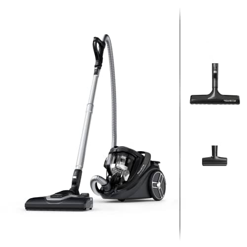 Rowenta Aspirateur sans sac, Silencieux 59 dB(A), Consommation énergétique ultra-basse, Filtration haute efficacité, Rayon d'action 12 m, Fabriqué en France, Silence Force Cyclonic Effitech RO7935EA