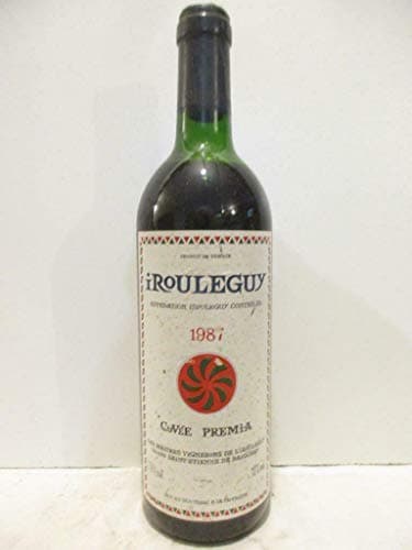 irouléguy maîtres vignerons cuvée premia rouge 1987 - sud-ouest