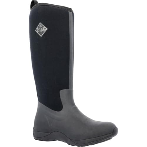 Muck Boots Arctic Adventure, Bottes montantes au genou à doublure chaude femme, Noir (Black), 38
