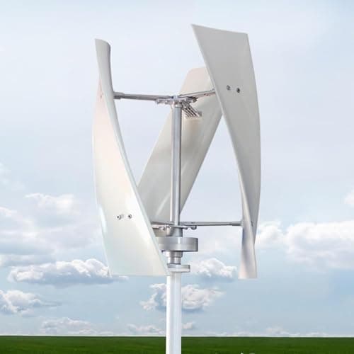 Kit De Générateur Éolien Vertical À Turbine Éolienne 6000 W Équipement De Production D'Électricité Kit D'Énergie Électrique Domestique, Générateur D'Énergie À Axe Vertical Triphasé Kit,220V