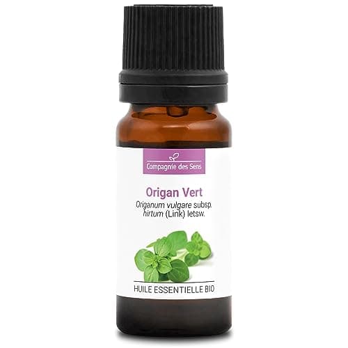 ORIGAN VERT (Origanum Vulgare) BIO - 10mL - Huile Essentielle de Qualité Premium - 100% Pure, Naturelle, chémotypée et intégrale