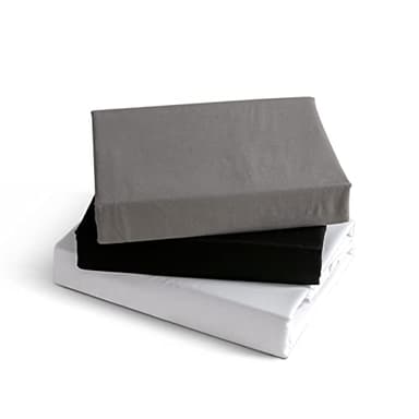 Kono Drap-Housse Gris 160x200cm en Microfibre brossée avec Poche de 30 cm de Profondeur Doux et Respirant
